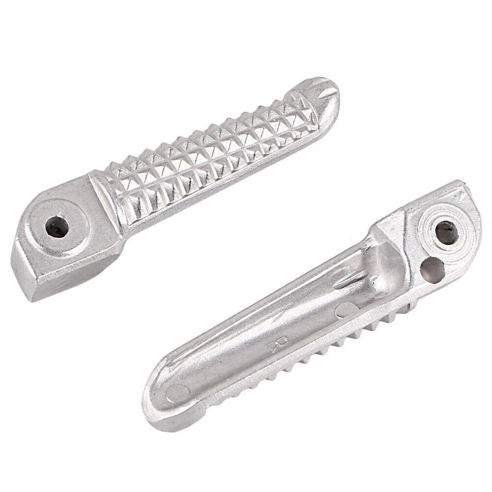 Set of 2 Rear Foot Pegs for Yamaha YZF R6 (2003–2011) Silver