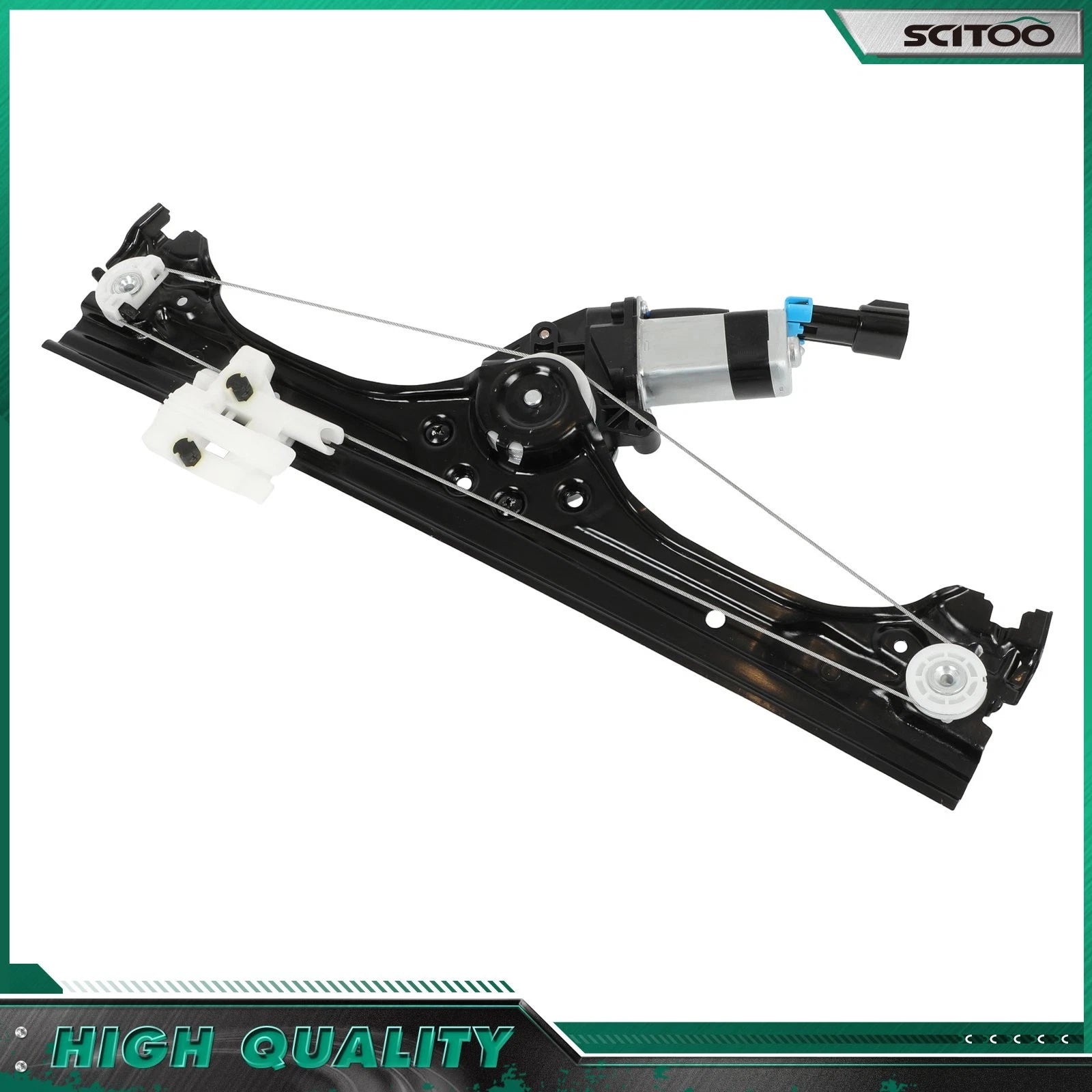 Power Window Regulator w/ Motor for Fiat 500 (2012–2019) Front Driver Side LH