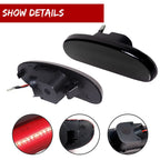 2X Smoked Lens LED Rear Bumper Side Marker Lights for Nissan Cube (2009–2014)