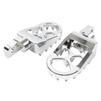 MX Style Foot Pegs for Harley Sportster XL1200 883 Chrome (2004-2023)
