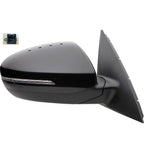 Ready to Paint Replacement Passenger Side Power Mirror Heated for Toyota
