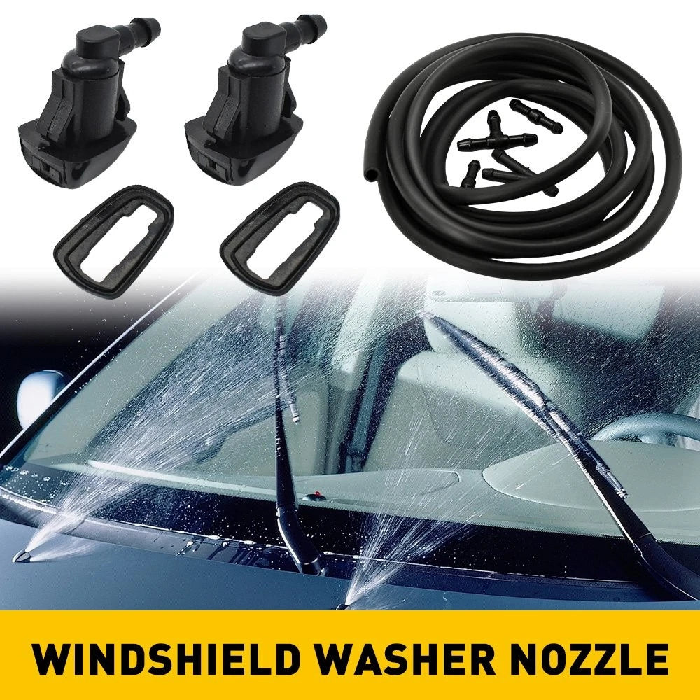 7X Windscreen Wiper Tube Hose Jet Washer Kit for