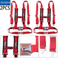 Set of 2 Racing Seat Belt Harness Quick Release 2 Inch Universal