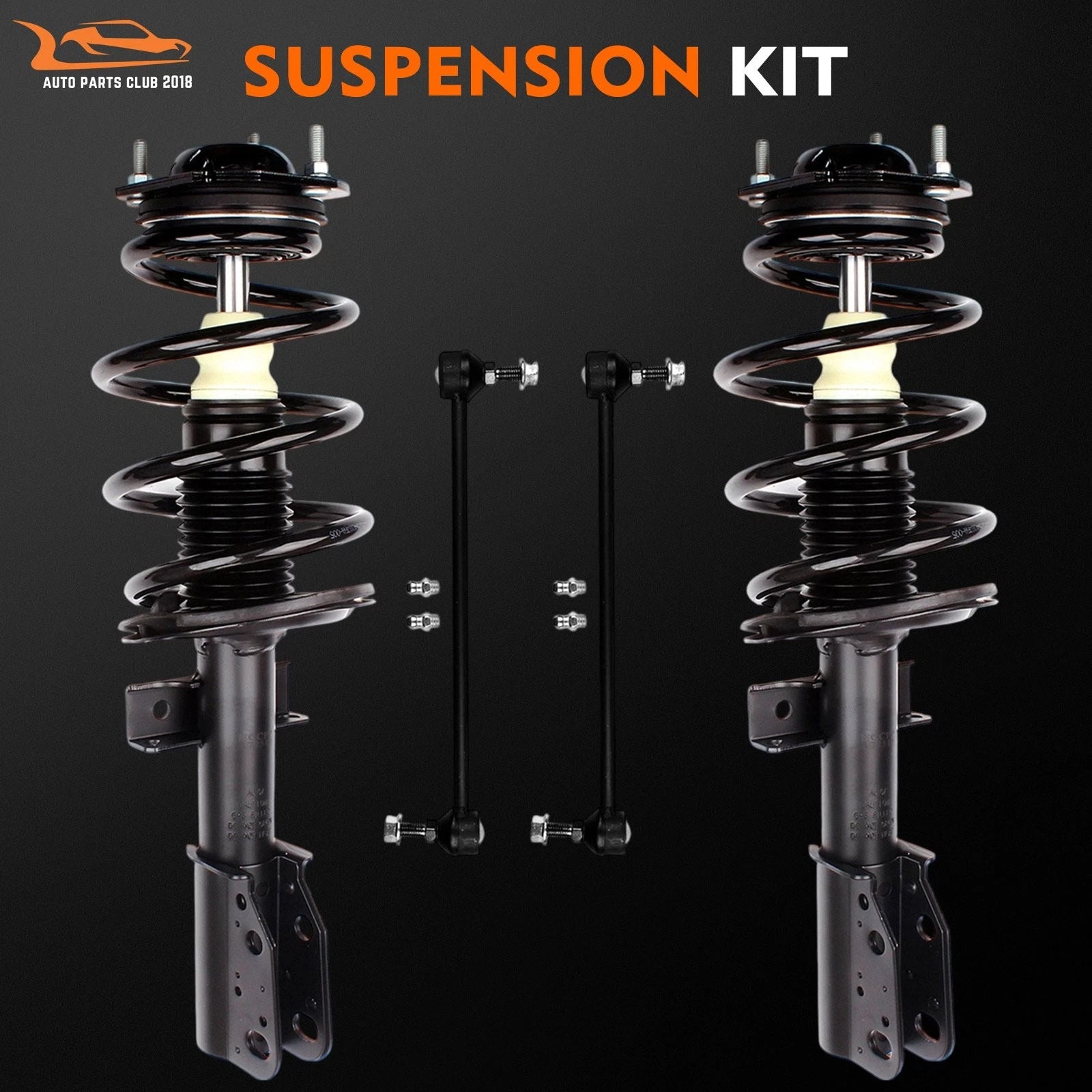 Front Struts Sway Bar Links Kit for Chevy Traverse GMC Acadia Buick Enclave