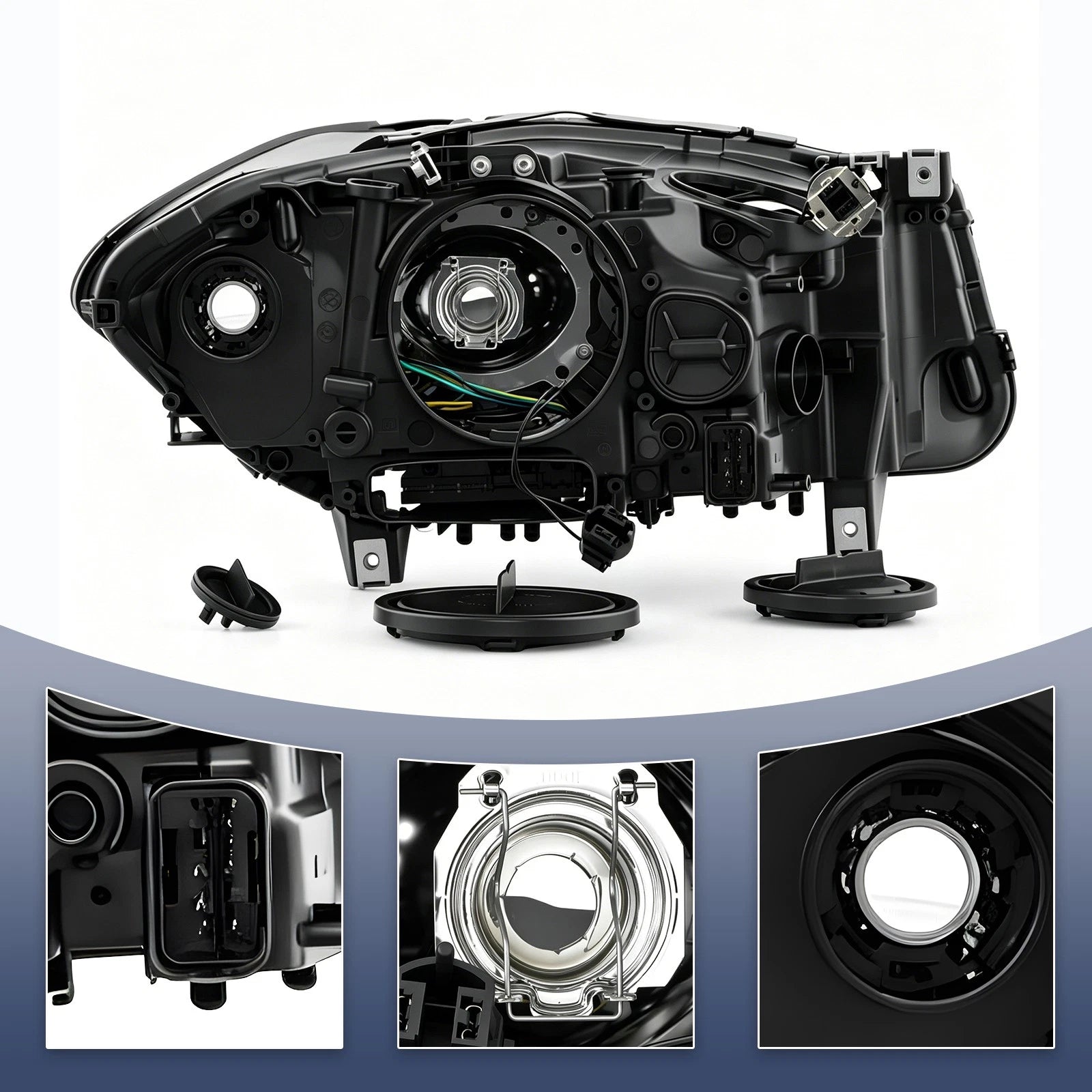 Halogen Headlight with Bulb for BMW 5 Series 528i 535i F10 (2011–2013)