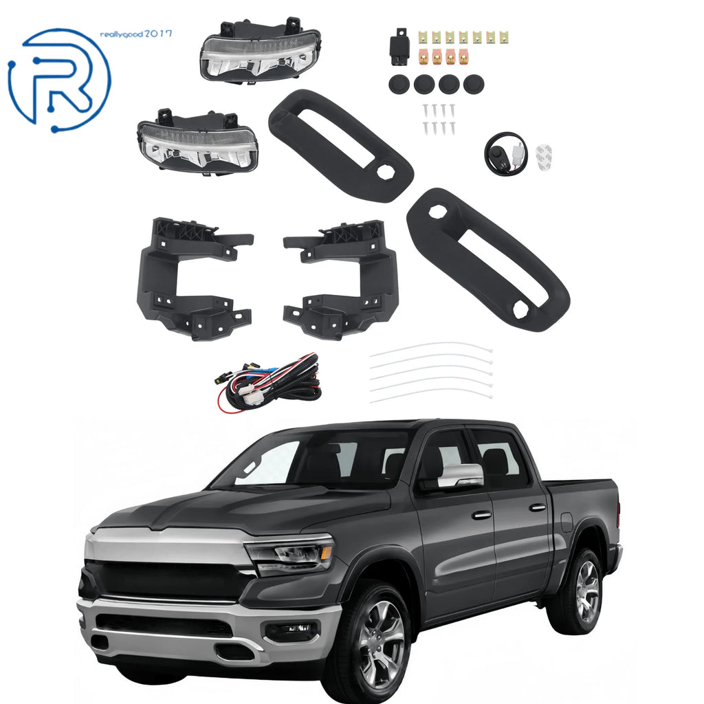 Set of 2 LED Fog Lights for Dodge Ram 1500 (2019–2023)
