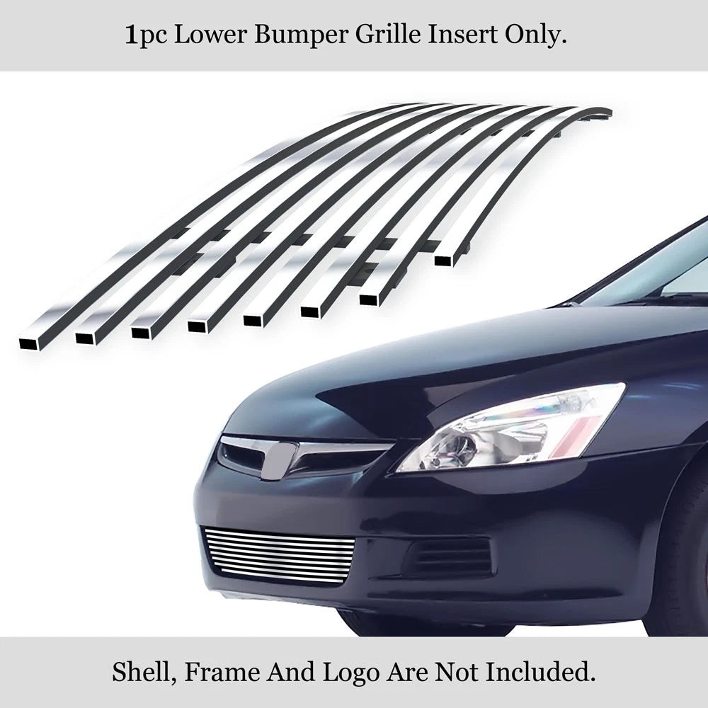 Stainless Chrome Billet Grill Insert for Honda Accord Coupe (2006-2007)