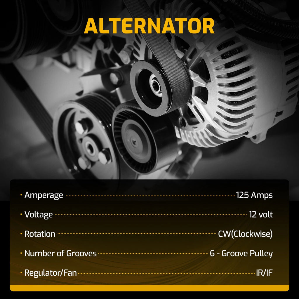 Alternator 11776 for Toyota Corolla (2014–2019) 1.8L 2.0L 125A 12V
