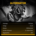 Alternator 11776 for Toyota Corolla (2014–2019) 1.8L 2.0L 125A 12V