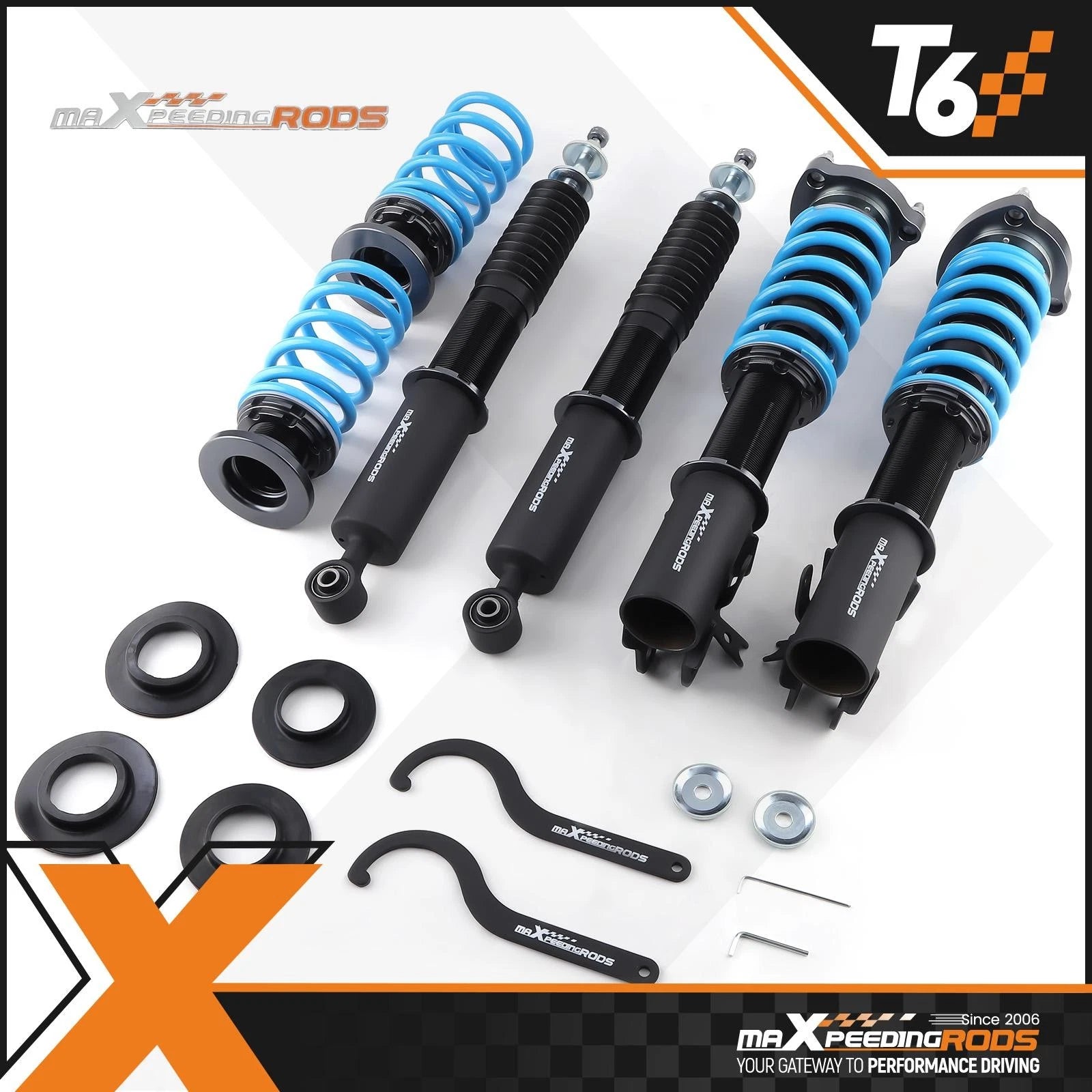 Adjustable Coilovers Strut Lowering Kit for Honda Civic (2006–2011)