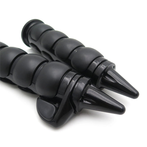 1 Pair 22mm Spike Handlebar Grips Rubber for Honda Yamaha