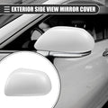 Left Side Mirror Cover Cap for Toyota Highlander (2009–2014) ABS White