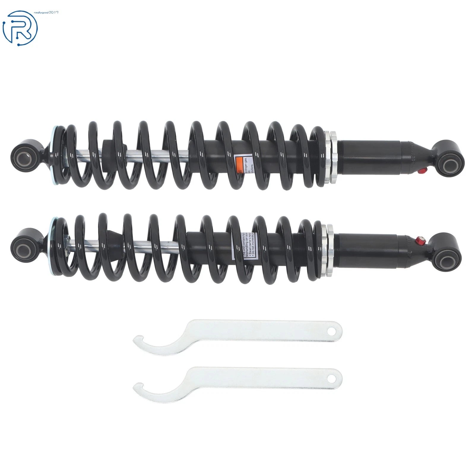 Set of 2 Rear Shocks for Yamaha Grizzly 350 4X4 YFM350FG YFM350G (2007–2010)