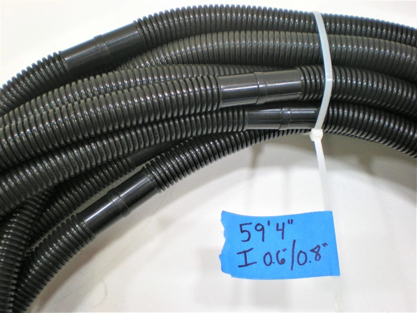 Corrugated Electrical Wiring Conduit Flex Tubing 0.6" x 59'4"