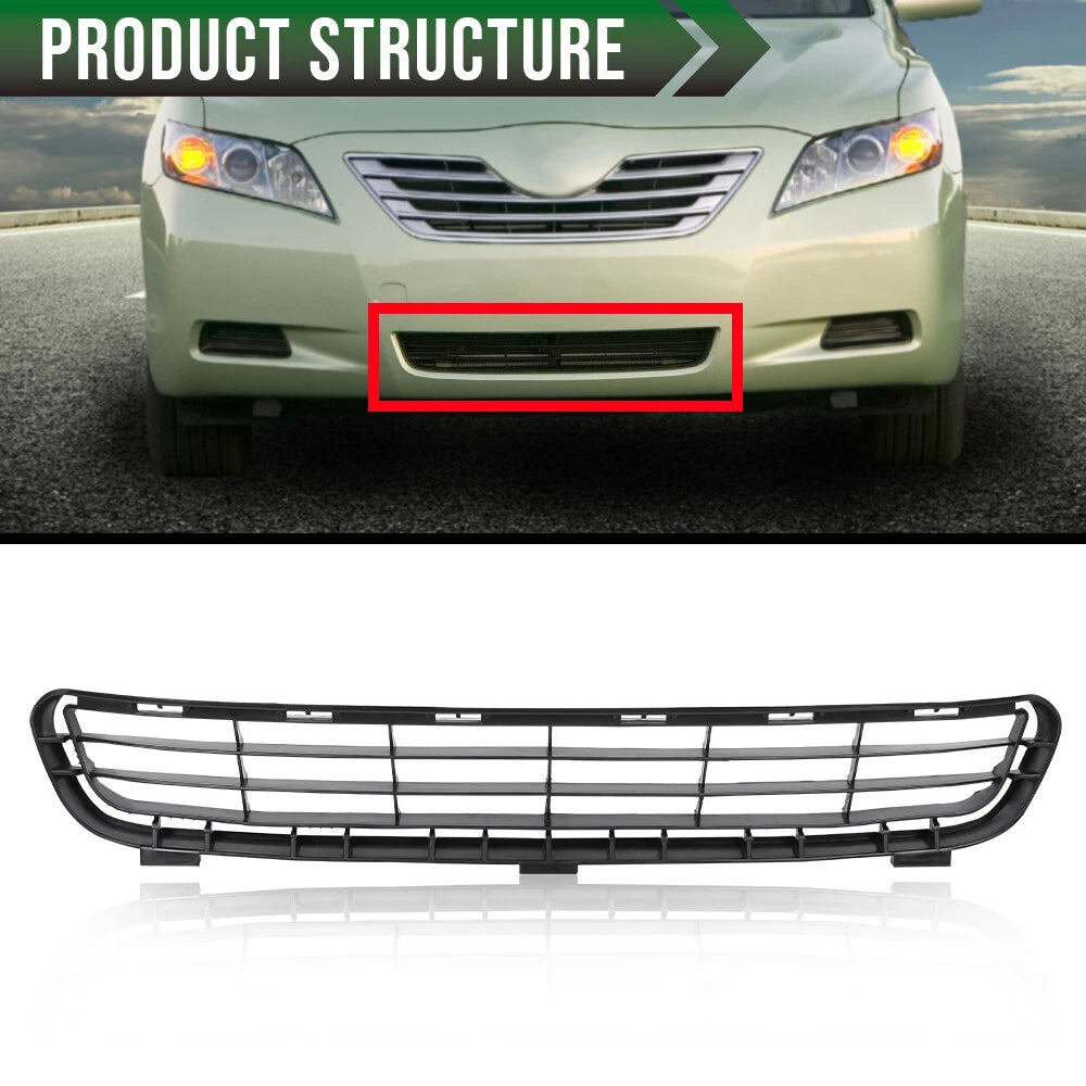Front Bumper Lower Grille for Toyota Camry (2007–2009) Black
