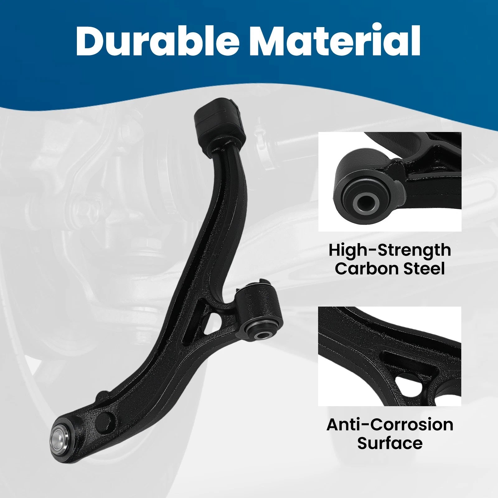 Front Lower Control Arm with Ball Joint for Chrysler Town & Country, Caravan (2008–2016)