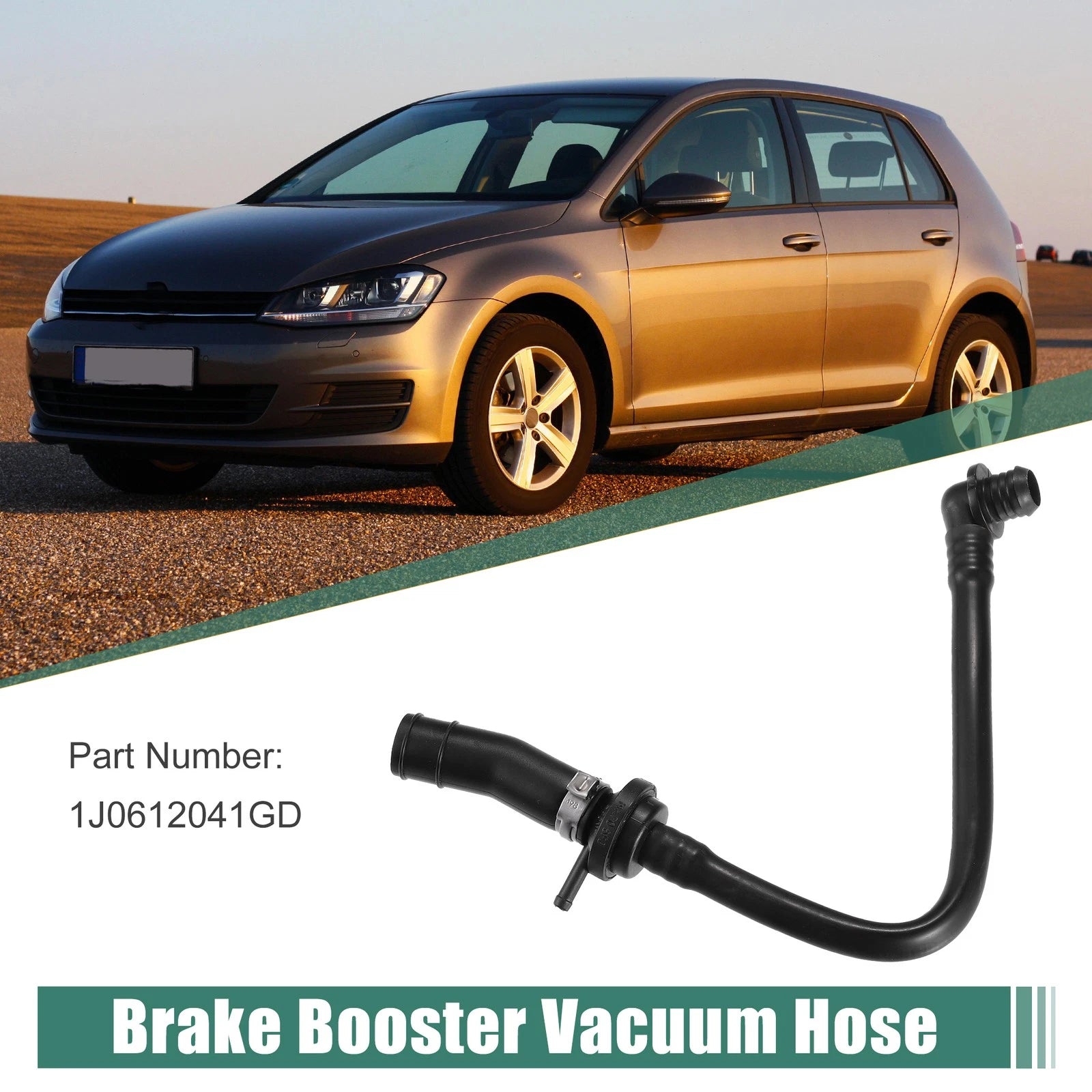 Brake Booster Vacuum Hose for Audi A3 (1997–2003) No. 1J0612041GD
