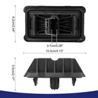 Jacking Support Plug Lift Block for BMW E60 E61 5 Series X3 F25 (2007–2013)