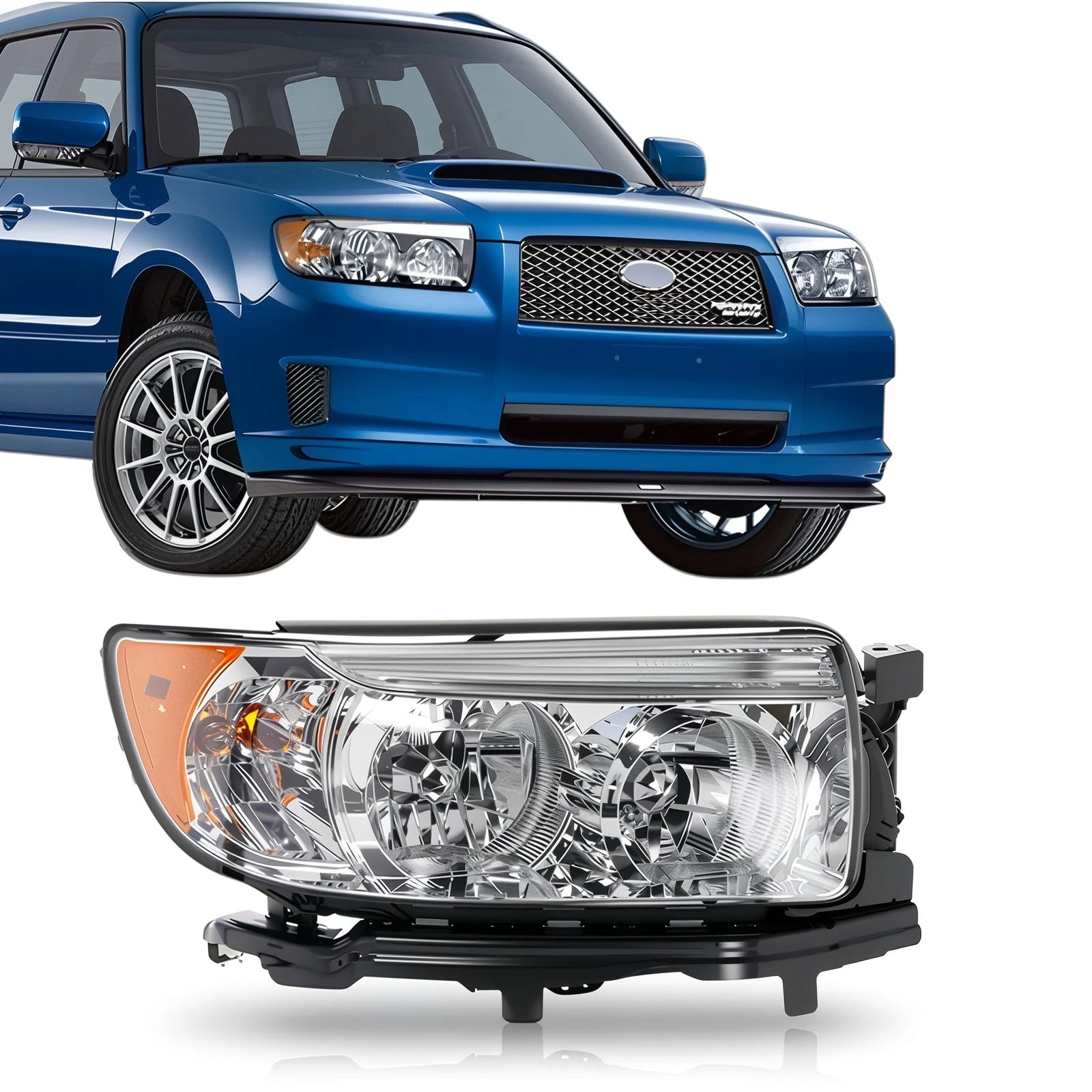 Halogen Headlight for Subaru Forester (2006–2008) Right Side