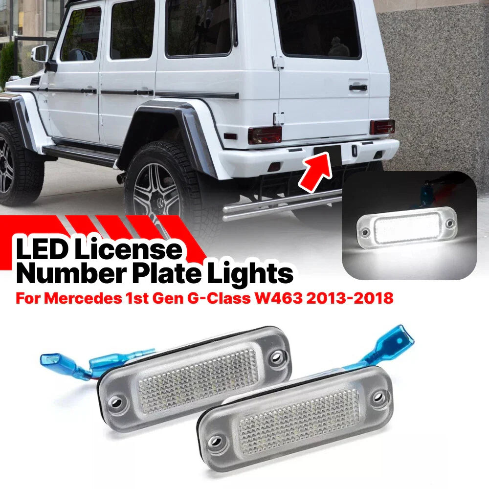 LED License Plate Light Lamp for Mercedes Benz W463 G-Wagon (2012–2024)