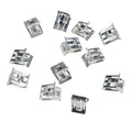 25Pc Set Metal Fastener Clips for Car Retainer Moulding Trim (Universal)