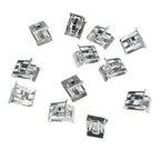 25Pc Set Metal Fastener Clips for Car Retainer Moulding Trim (Universal)