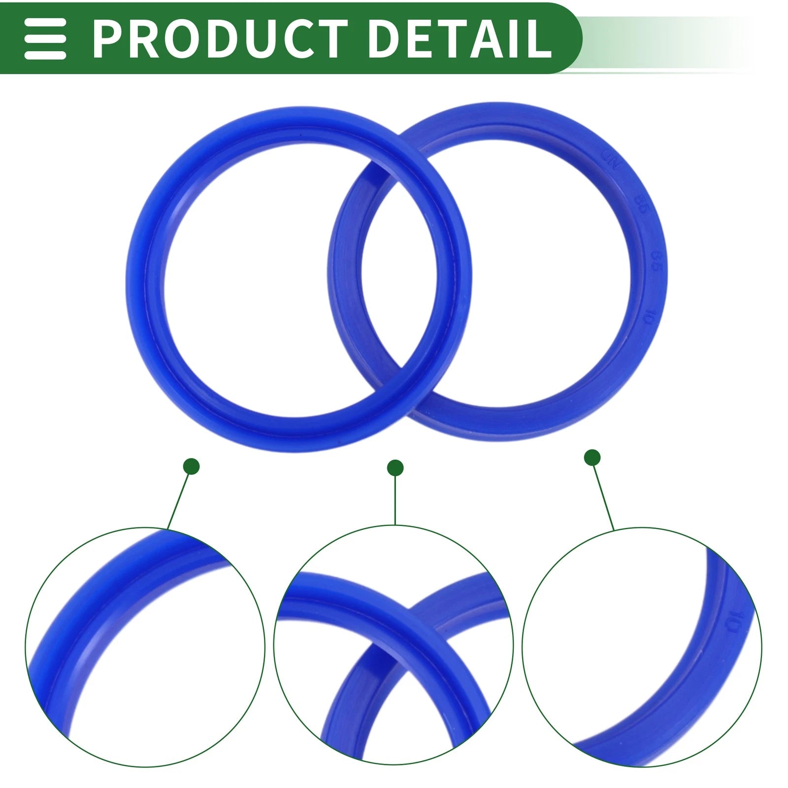 Set of 5 Oil Seal Rotary Shaft Seal 55x65x10mm High Pressure TPU