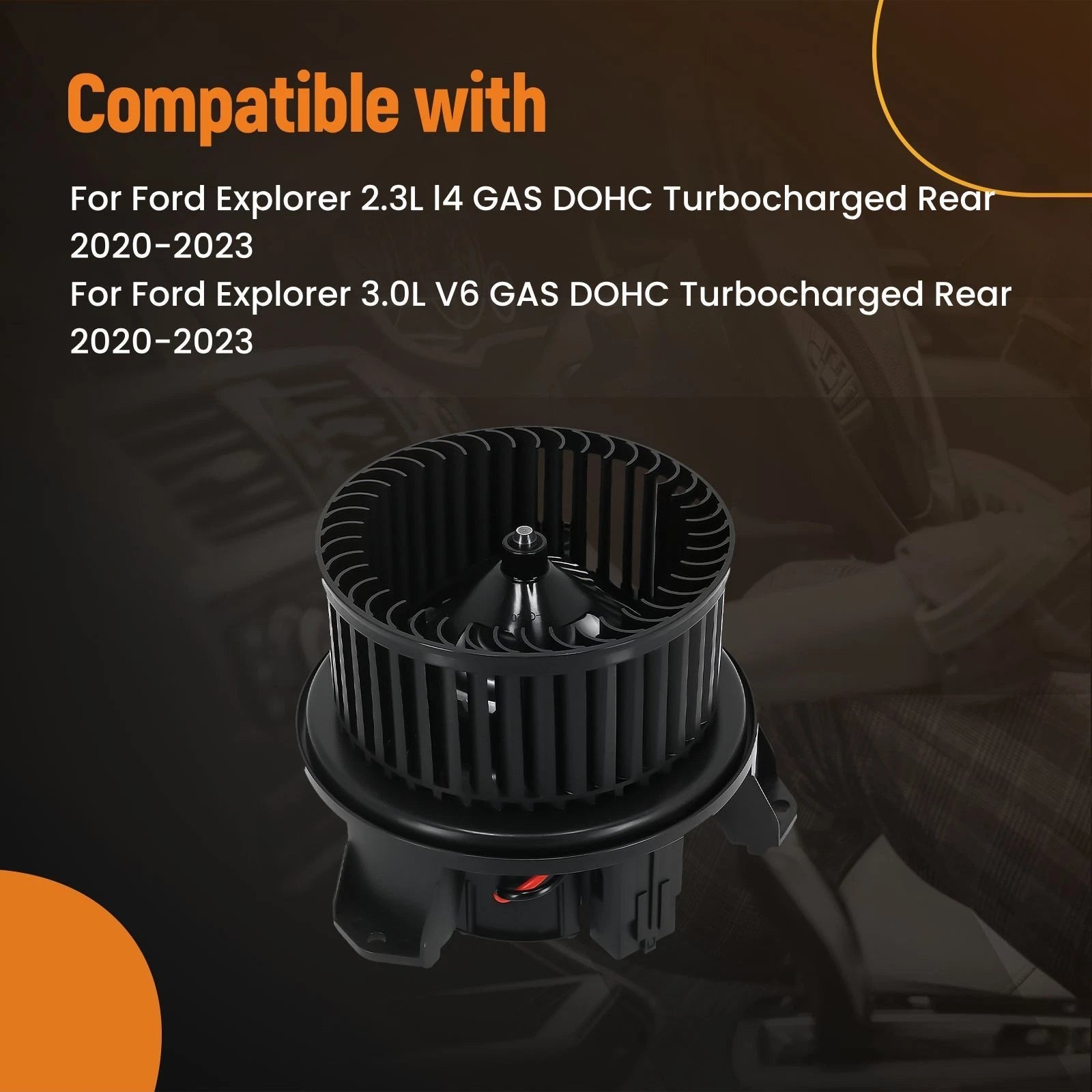 HVAC Blower Motor for Ford Explorer Limited Hybrid (2021) BM10169C L1MH-19846-CA