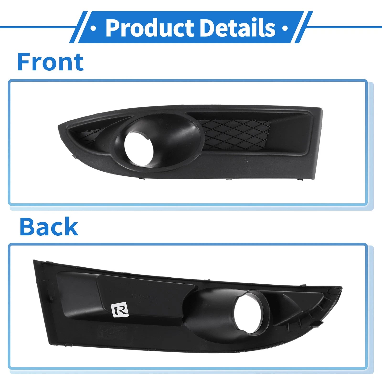 1 Pc Fog Light Grill for Chevrolet Epica (2007–2009) No. 9027808