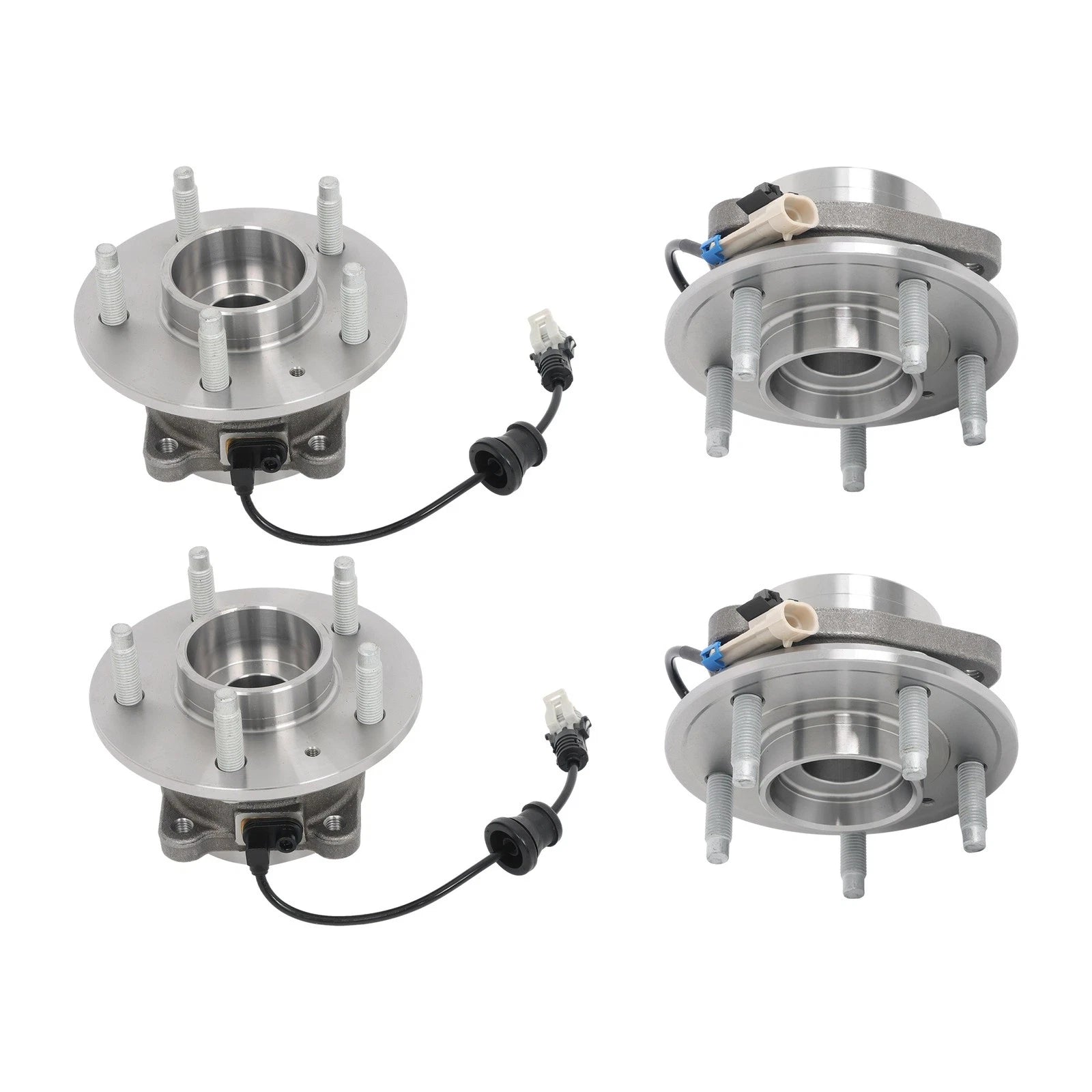 Set of 4 Wheel Hub Bearing Assemblies for Chevrolet Equinox Pontiac Torrent (2007–2009)