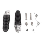 Set of 2 Black Rider Front Foot Pegs for Suzuki Hayabusa GSX1300R (1999–2012)