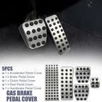 5 Pcs Accelerator & Brake Pedal Covers for Mercedes-Benz A B CLA GLA