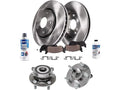 Front Brake Pad, Rotor & Wheel Hub Kit for Mazda 3 (2014–2018) JF967CK