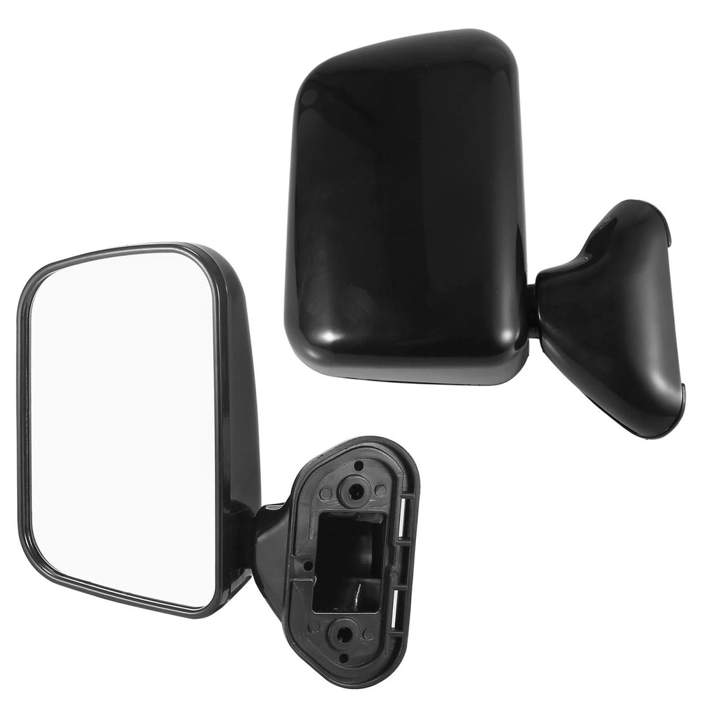 Pair Manual Rearview Mirror Glass for Toyota Hilux 