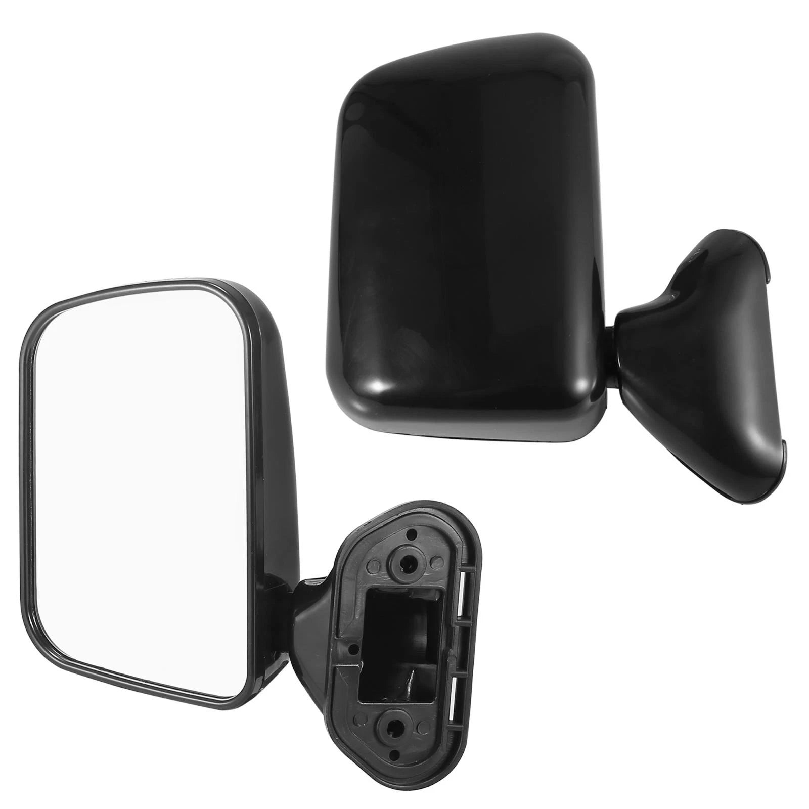 Pair Manual Rearview Mirror Glass for Toyota Hilux 