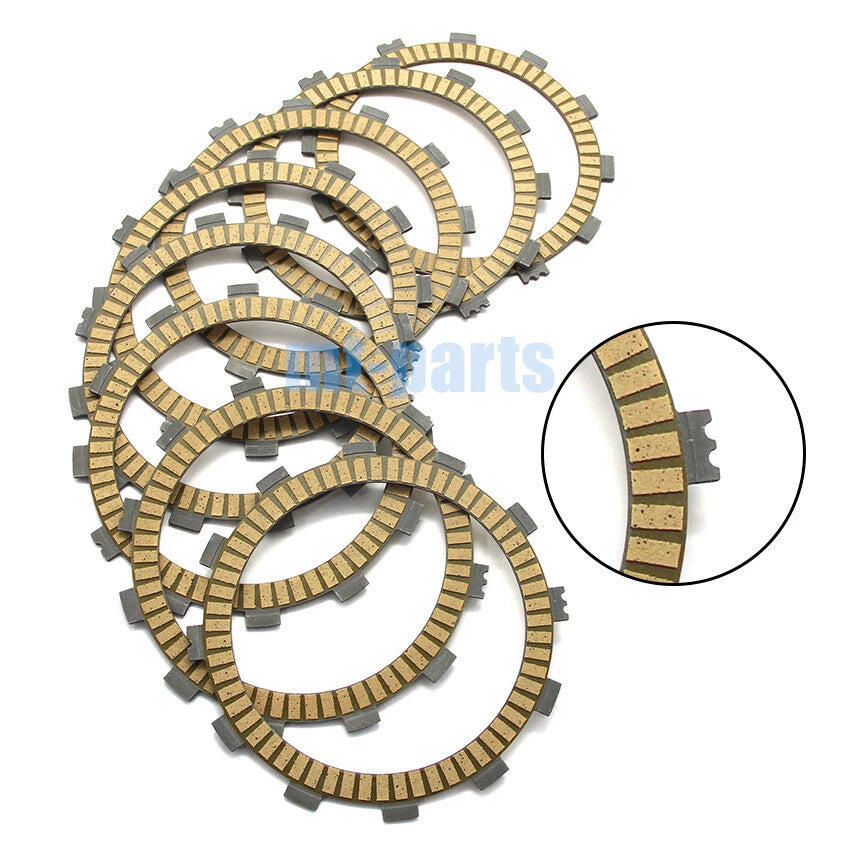 Clutch Friction Disc Plate Kit for Yamaha XVZ1300 Venture Royale (1986–1993)