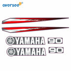 Sticker Kit for Yamaha 2T 90HP Outboard (Anti-UV, Not Fade)