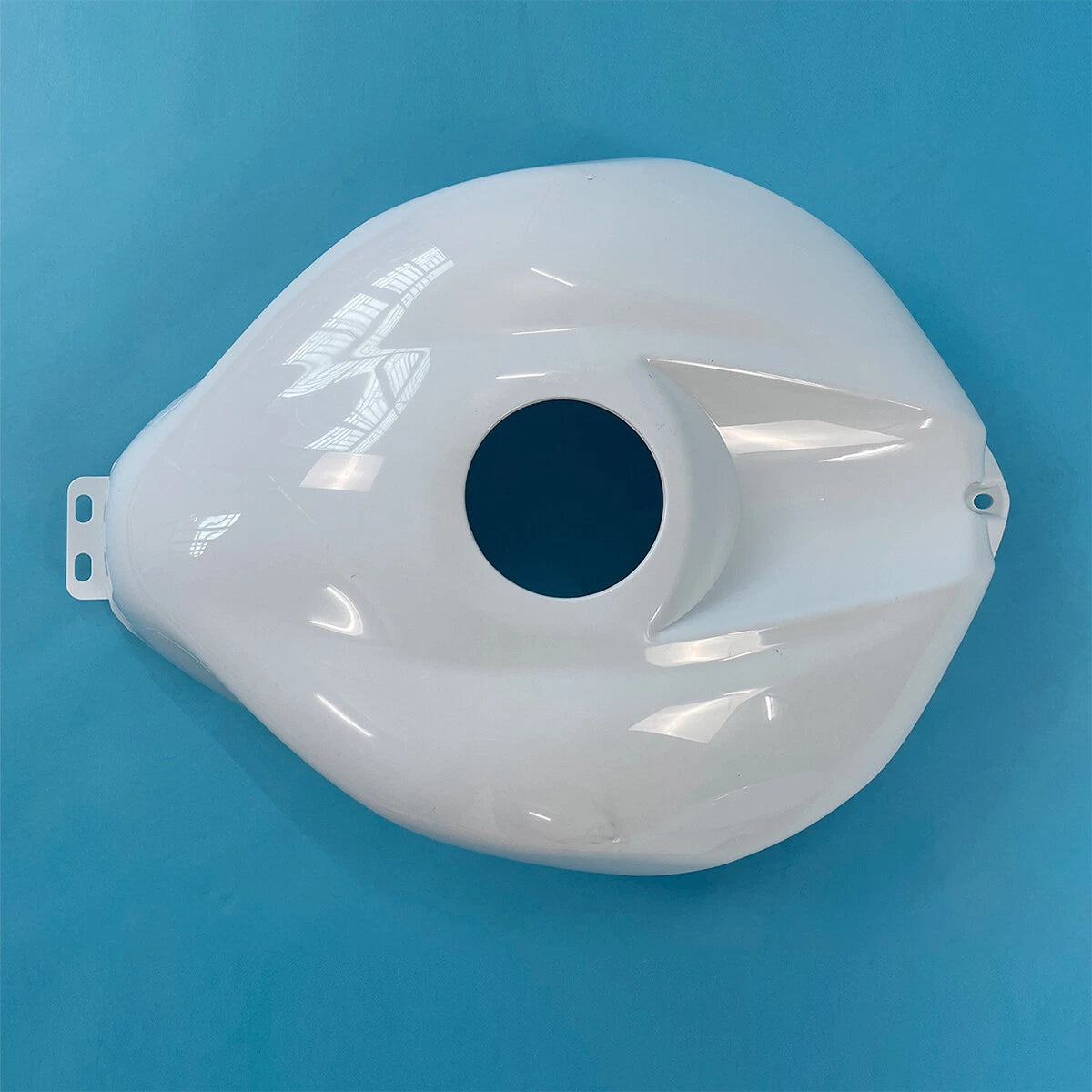 Unpainted White ABS Fuel Gas Tank Cover for Yamaha YZF R6 (2006–2007)