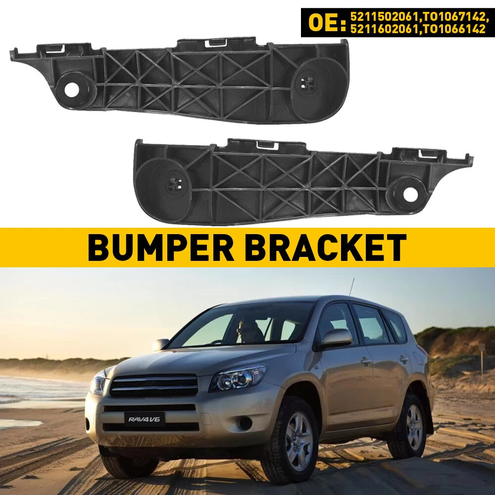 Set of 2 Front Bumper Brackets for Toyota RAV4 (2006–2012)