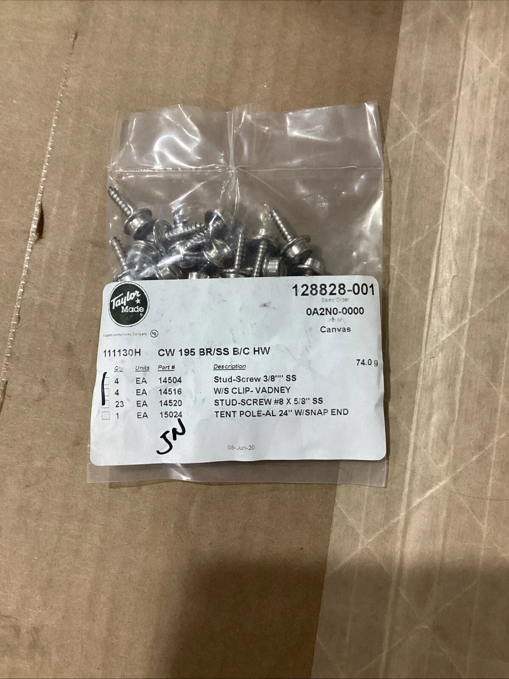 Cockpit and Bow Cover for Crownline 195 SS (111132048) (Out Of Box)