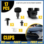 Clips for Toyota Corolla (2009–2019) Front Bumper Repair