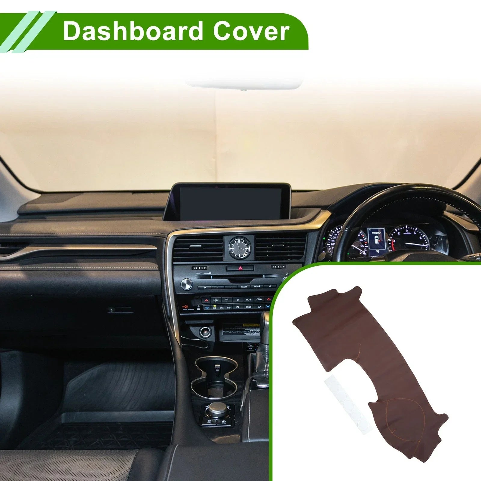 Dashboard Cover Mat for Lexus RX300 (1999-2003) - Brown Dash Cover