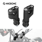 2" Handlebar Riser Clamps for Honda TRX450R/TRX450ER (2006–2014) Black