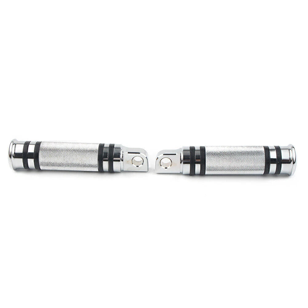 Pair Aluminum Male Mount Footpegs for Harley Chrome