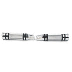 Pair Aluminum Male Mount Footpegs for Harley Chrome