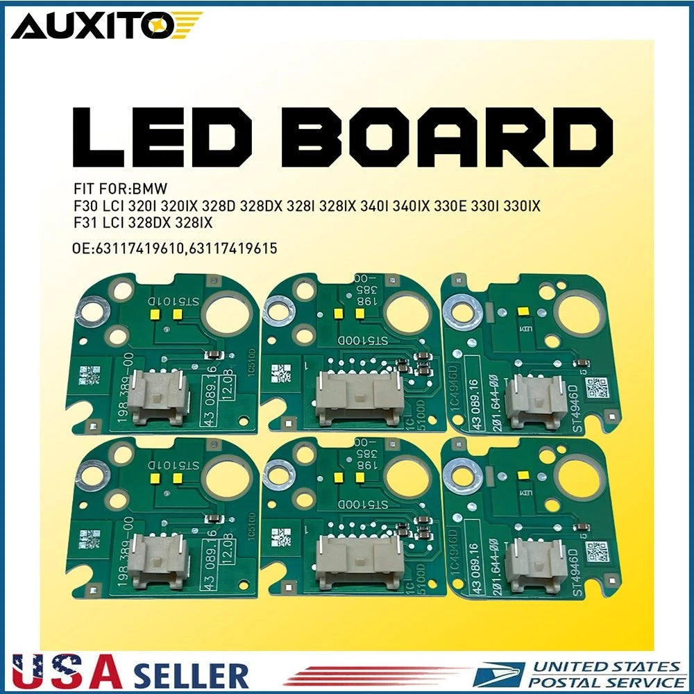 Yellow Angel Eye DRL LED Board for BMW F30 F31 LCI (2012–2019)