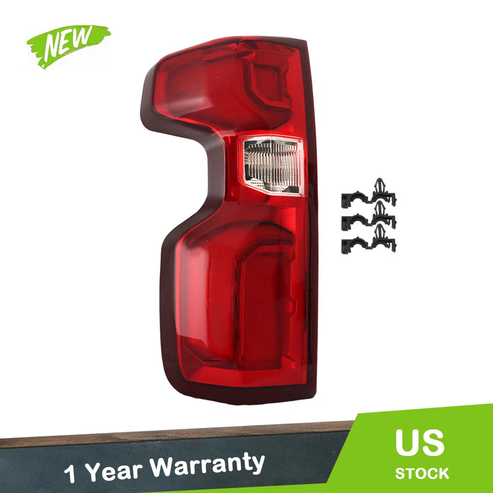 Left Driver Red Brake Lamp Tail Light for Chevy Silverado 1500 (2019–2021)