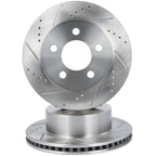 Front Drilled Slotted Brake Rotors for Jeep Wrangler (2000–2006)