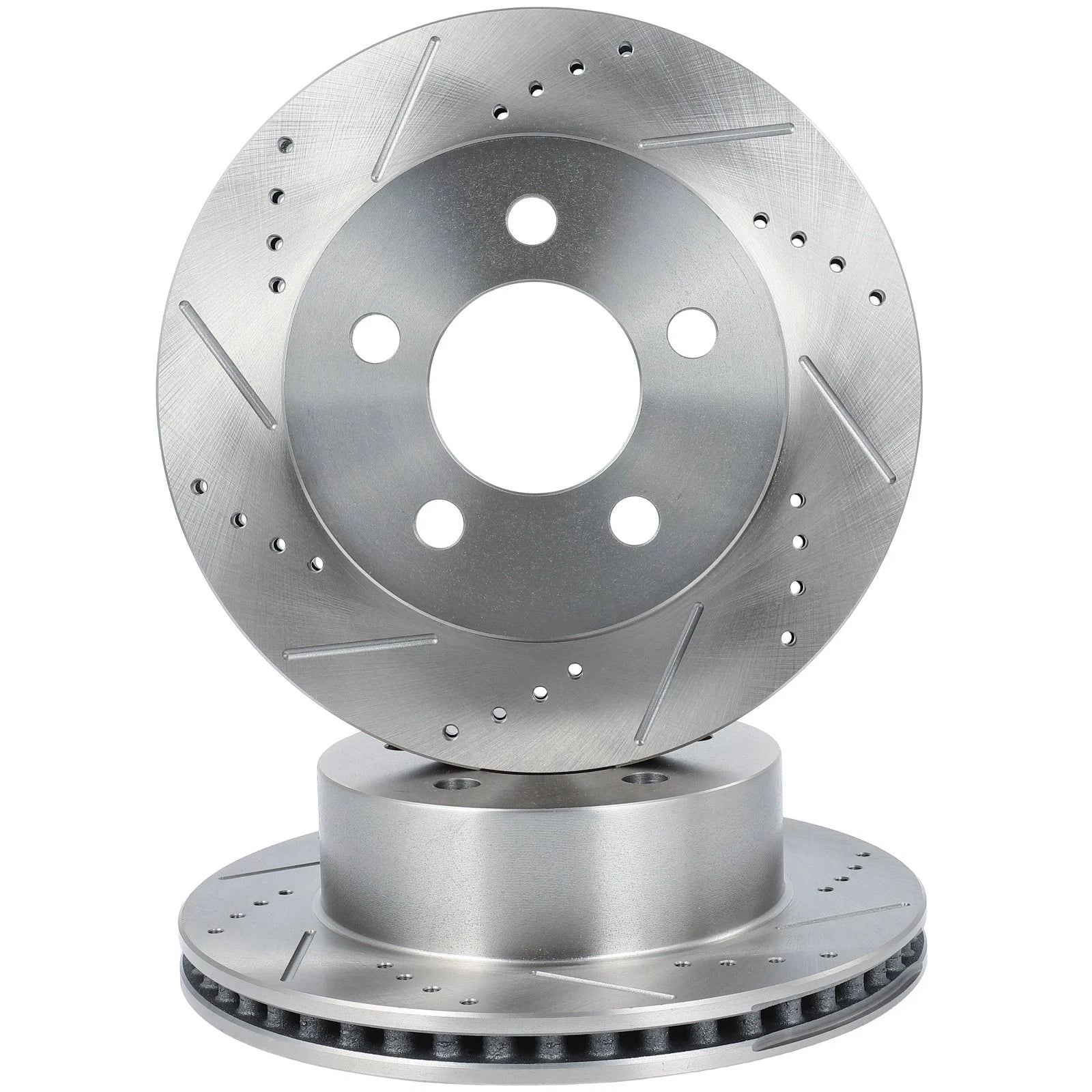 Front Drilled Slotted Brake Rotors for Jeep Wrangler (2000–2006)