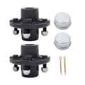 Set of 4 Trailer Hub Kits for 4 Bolt on 4 Inch Circle